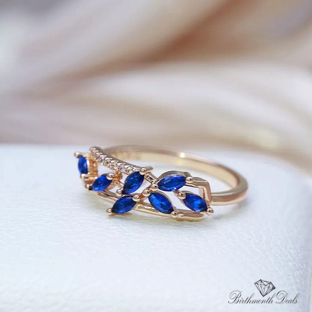 September Sapphire Birthstone Ring - Birthmonth Deals