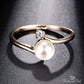 June Pearl Birthstone Stacking Ring - Birthmonth Deals