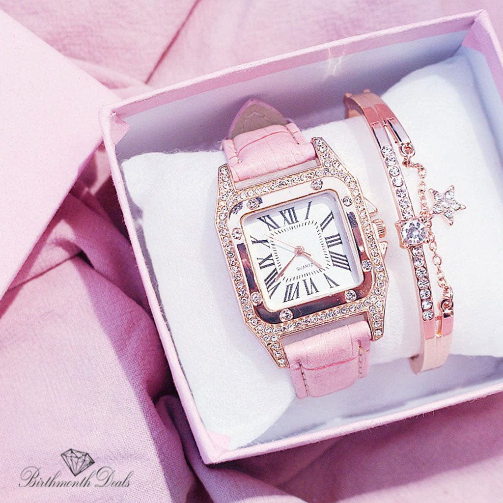 April Diamond Birthstone Watch - Birthmonth Deals