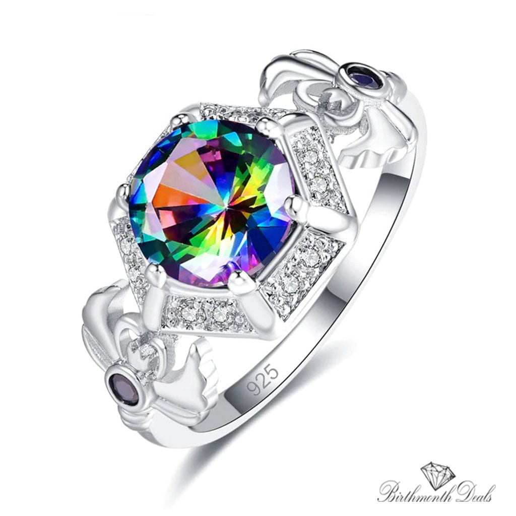 June Alexandrite Birthstone Ring - Birthmonth Deals