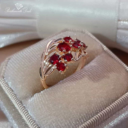 July Ruby Birthstone Ring - Birthmonth Deals