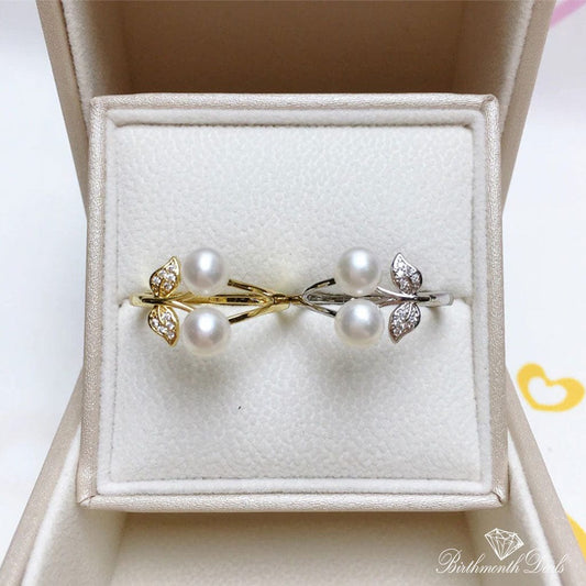 June Pearl Birthstone Ring - Birthmonth Deals