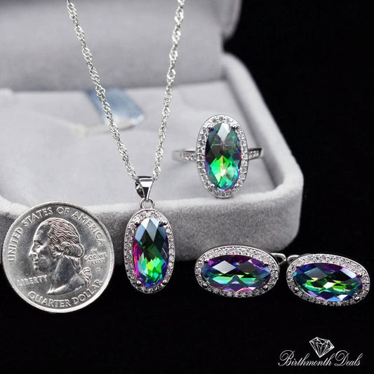 June Alexandrite Birthstone Jewelry Set - Birthmonth Deals