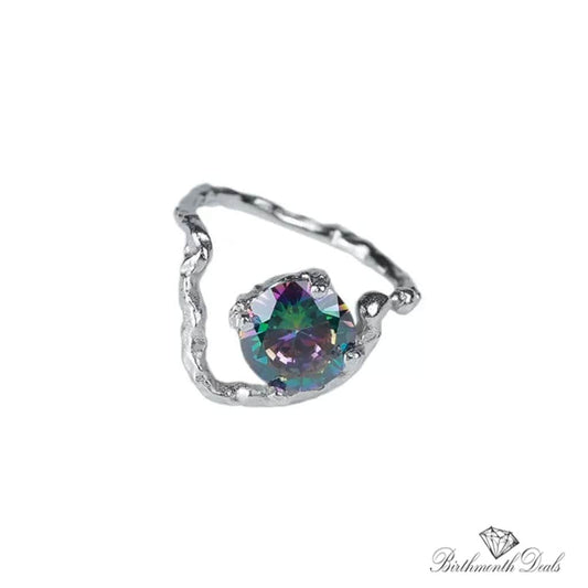 June Alexandrite Birthstone Ring - Birthmonth Deals