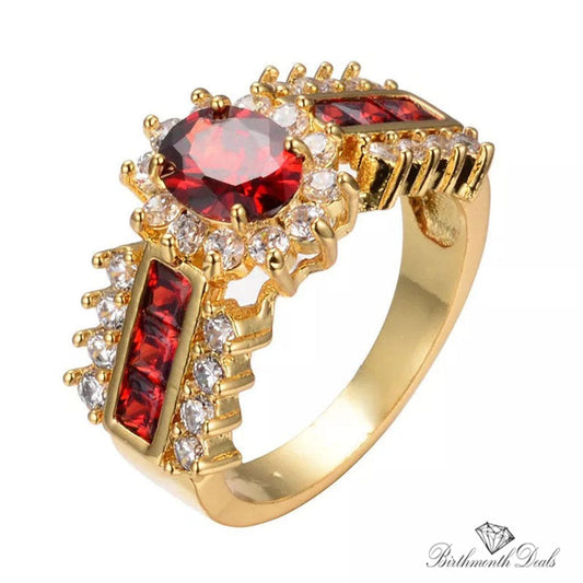 July Ruby Birthstone Ring - Birthmonth Deals