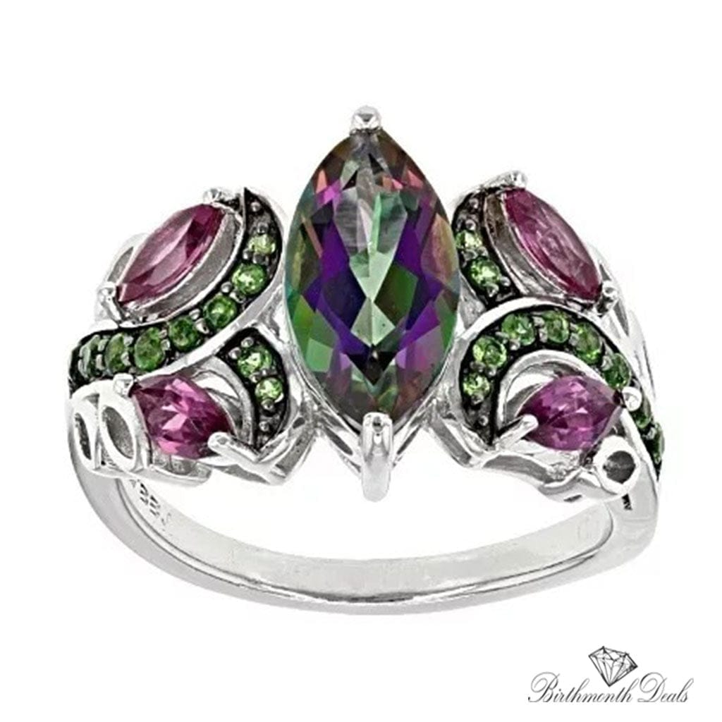 June Alexandrite Birthstone Ring - Birthmonth Deals