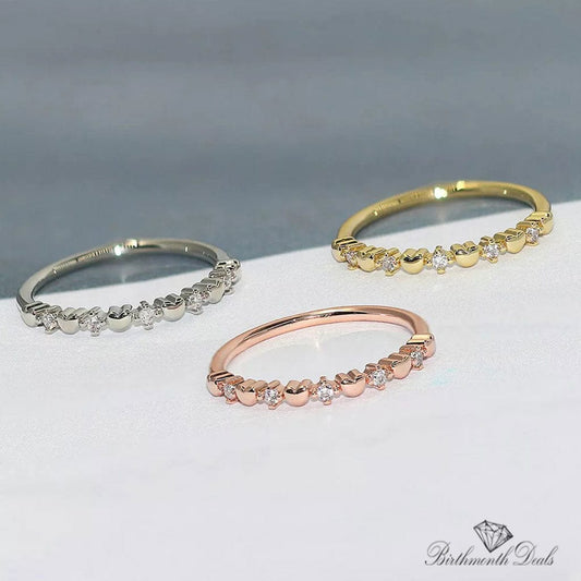 April Diamond Birthstone Ring - Birthmonth Deals