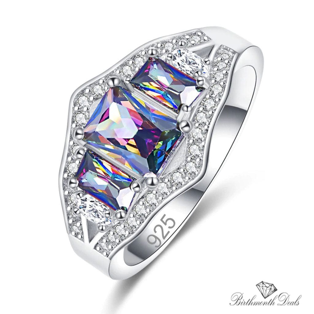 June Alexandrite Birthstone Ring - Birthmonth Deals