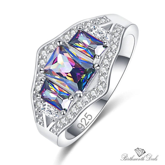 June Alexandrite Birthstone Ring - Birthmonth Deals