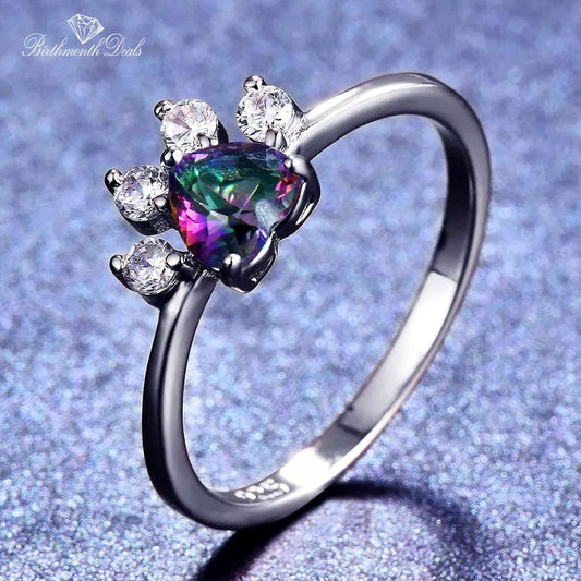 June Alexandrite Birthstone Ring - Birthmonth Deals