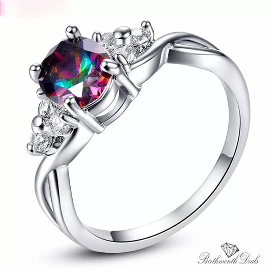 June Alexandrite Birthstone Ring - Birthmonth Deals