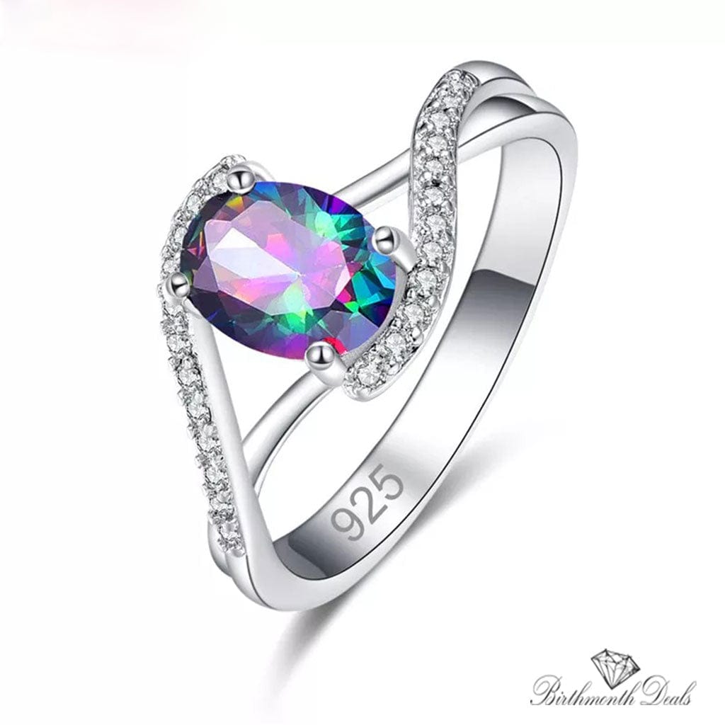 June Alexandrite Birthstone Ring - Birthmonth Deals