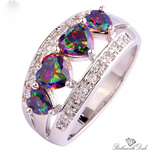 June Alexandrite Birthstone Ring - Birthmonth Deals