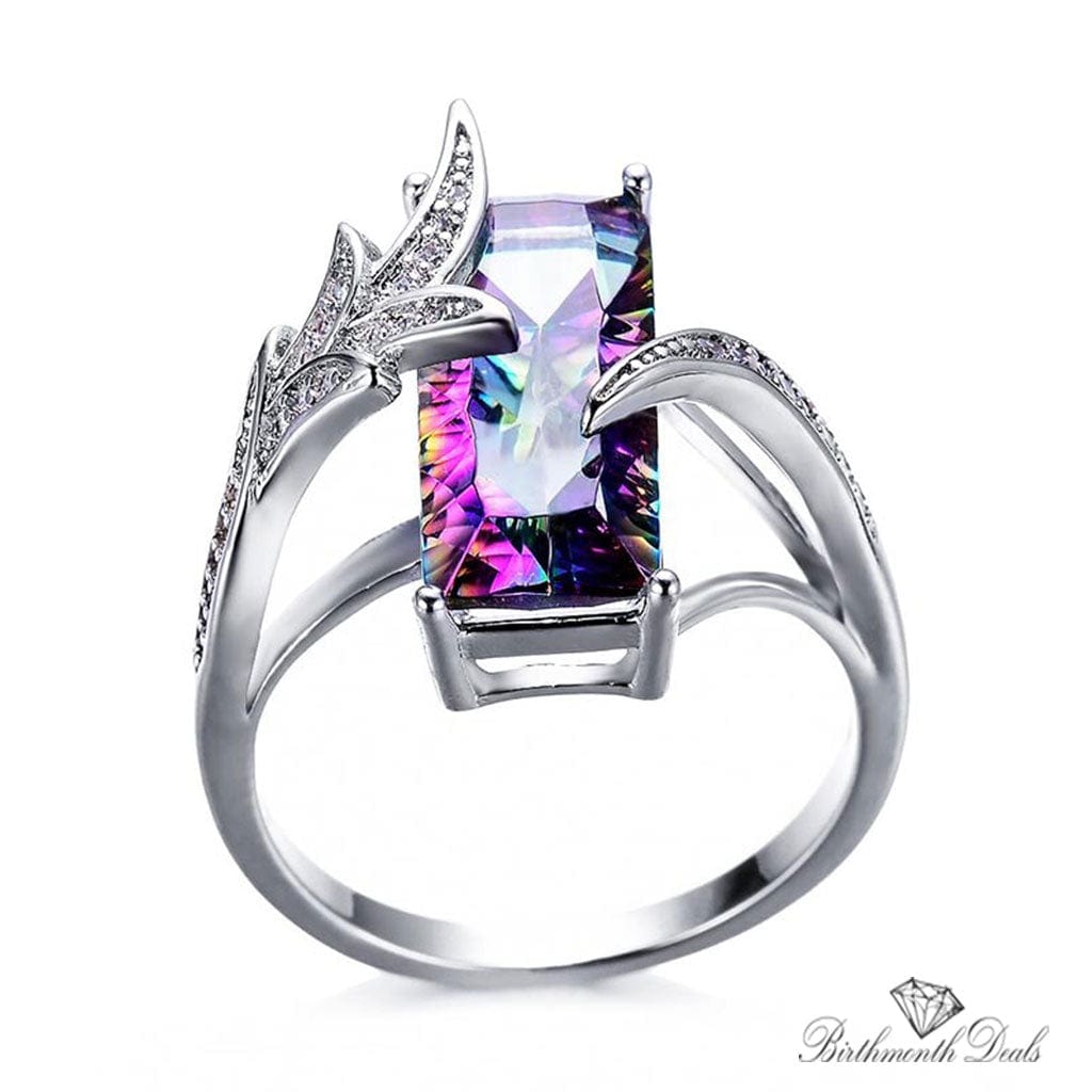 June Alexandrite Birthstone Ring - Birthmonth Deals