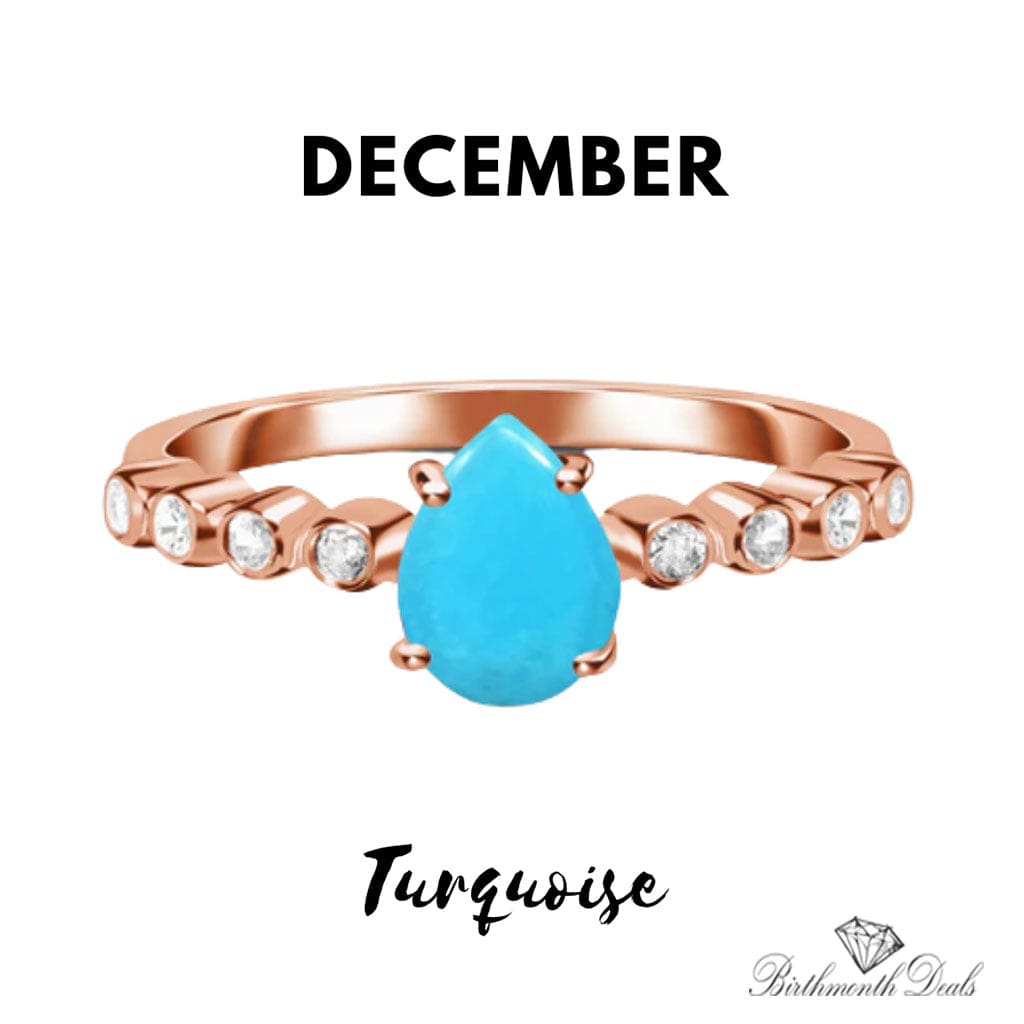 Gemstone Ring (December Turquoise) - Birthmonth Deals