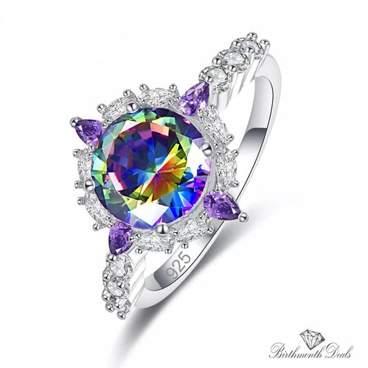 June Alexandrite Birthstone Ring - Birthmonth Deals