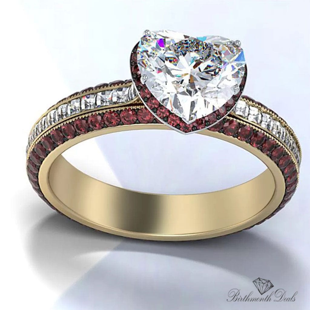 July Ruby Birthstone Ring - Birthmonth Deals