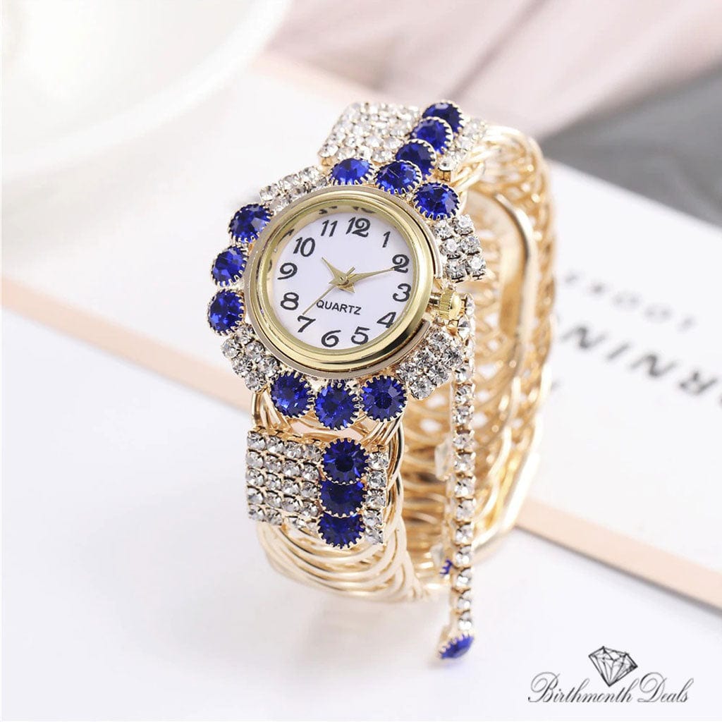 September Sapphire Birthstone Watch - Birthmonth Deals