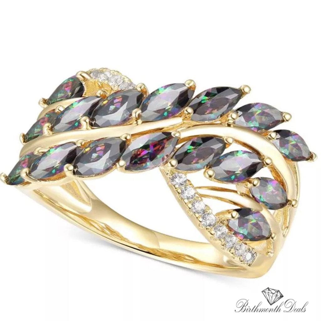 June Alexandrite Birthstone Ring - Birthmonth Deals