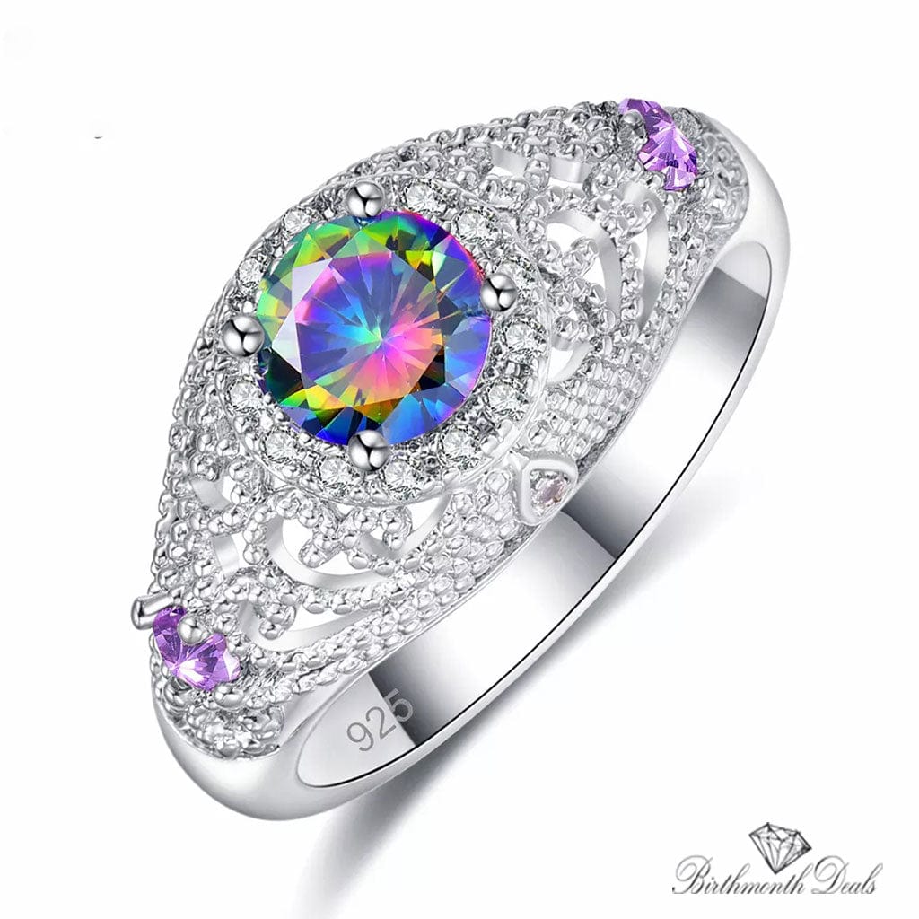 June Alexandrite Birthstone Ring - Birthmonth Deals