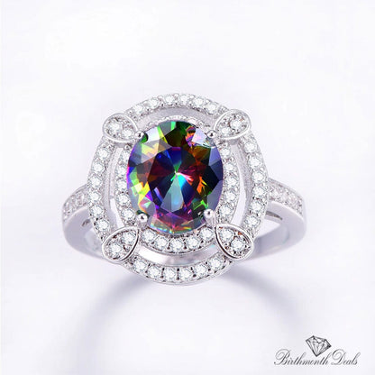 June Alexandrite Birthstone Ring - Birthmonth Deals