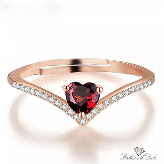 July Ruby Birthstone Ring - Birthmonth Deals