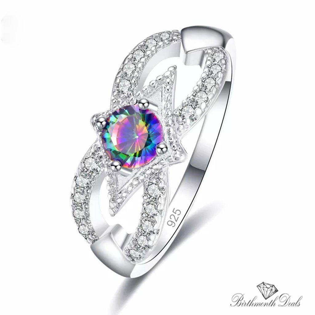 June Alexandrite Birthstone Ring - Birthmonth Deals