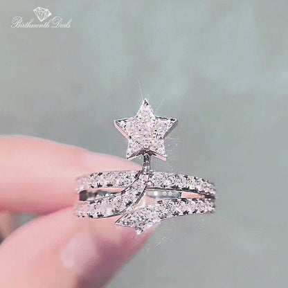 April Diamond Birthstone Ring - Birthmonth Deals