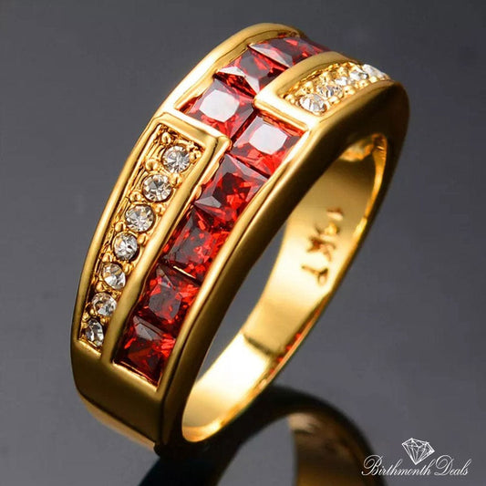 July Ruby Birthstone Ring - Birthmonth Deals