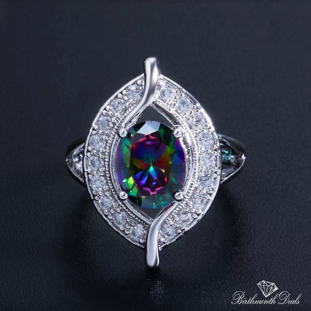 June Alexandrite Birthstone Ring - Birthmonth Deals