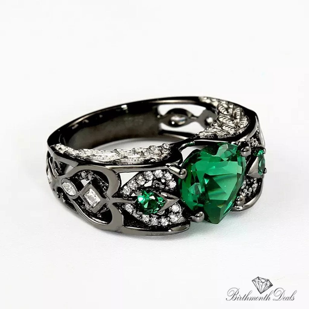 May Emerald Birthstone Ring - Birthmonth Deals