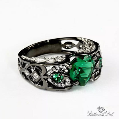 May Emerald Birthstone Ring - Birthmonth Deals