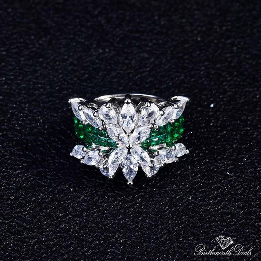 May Emerald Birthstone Ring - Birthmonth Deals