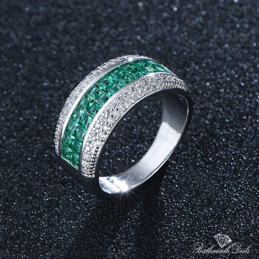 May Emerald Birthstone Ring - Birthmonth Deals