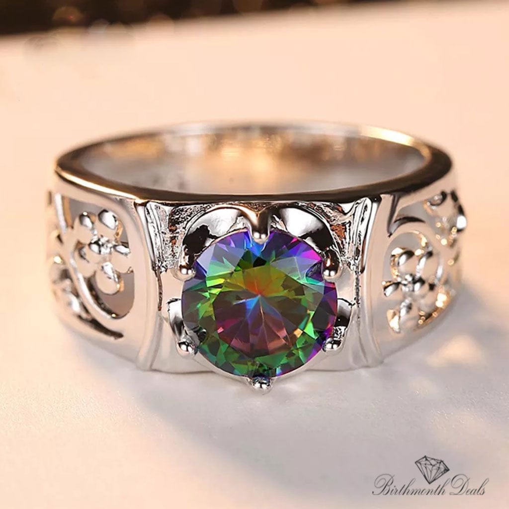 June Alexandrite Birthstone Ring - Birthmonth Deals