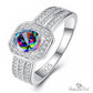 June Alexandrite Birthstone Ring - Birthmonth Deals