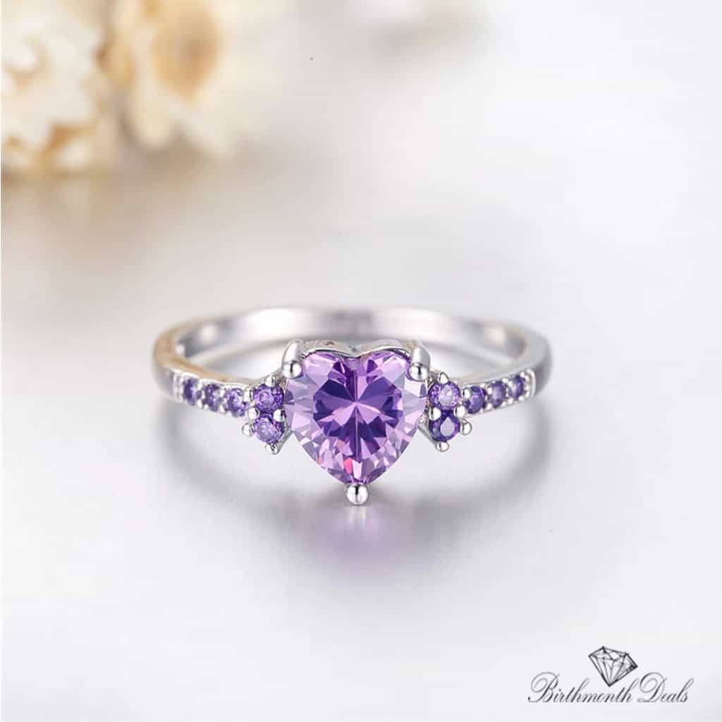 June Alexandrite Birthstone Ring - Birthmonth Deals