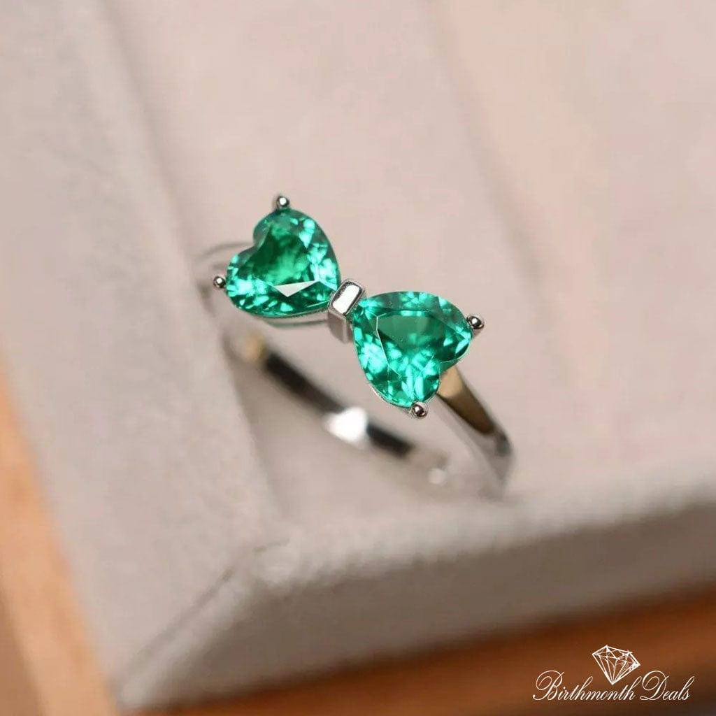 May Emerald Birthstone Ring - Birthmonth Deals