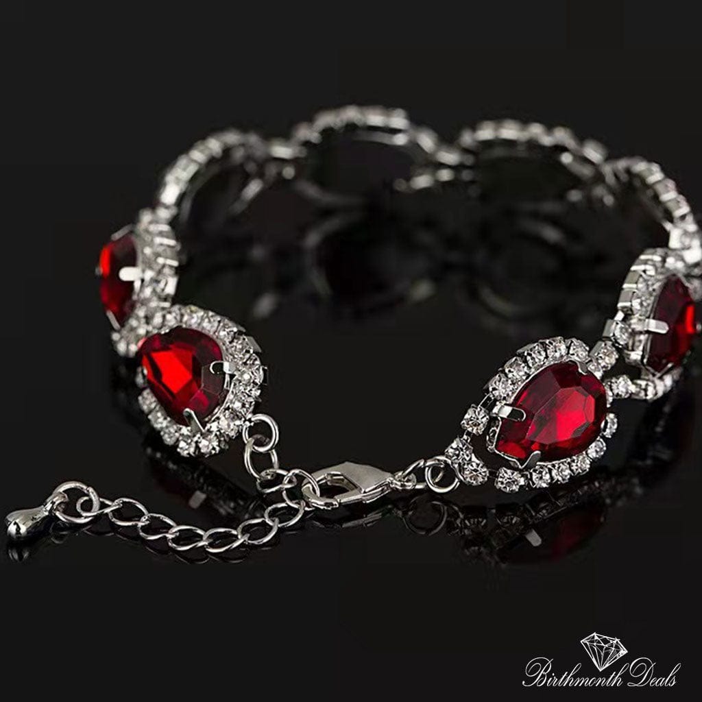 January Garnet Bracelet - Birthmonth Deals