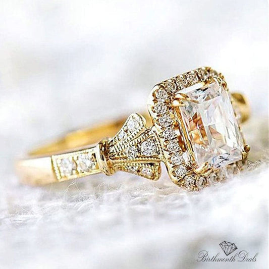 April Diamond Birthstone Ring - Birthmonth Deals