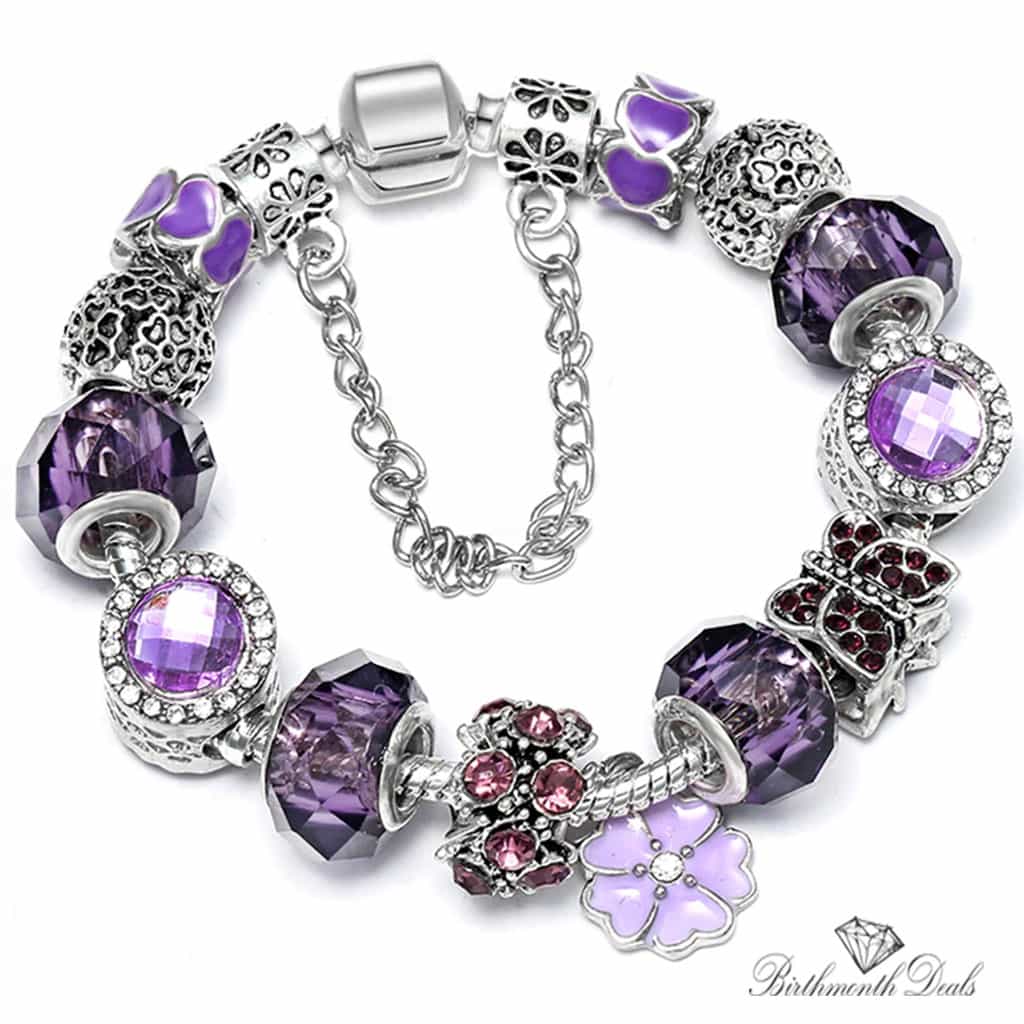 June Alexandrite Birthstone Bracelet - Birthmonth Deals