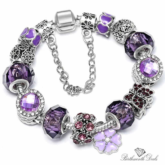 June Alexandrite Birthstone Bracelet - Birthmonth Deals
