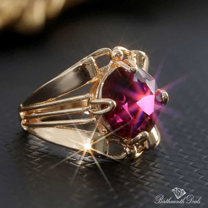 July Ruby Birthstone Ring - Birthmonth Deals