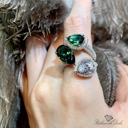 May Emerald Birthstone Ring - Birthmonth Deals
