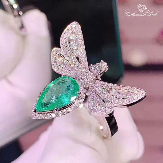 May Emerald Birthstone Ring - Birthmonth Deals