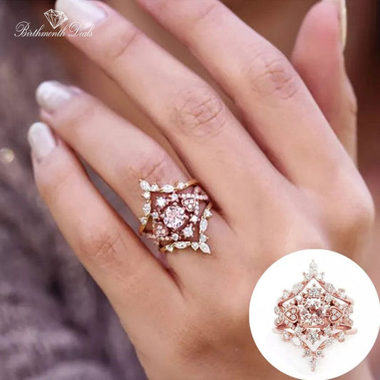 April Diamond Birthstone Ring - Birthmonth Deals