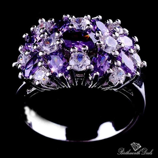 June Alexandrite Birthstone Ring - Birthmonth Deals