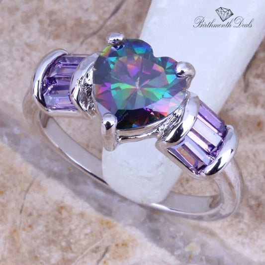 June Alexandrite Birthstone Ring - Birthmonth Deals