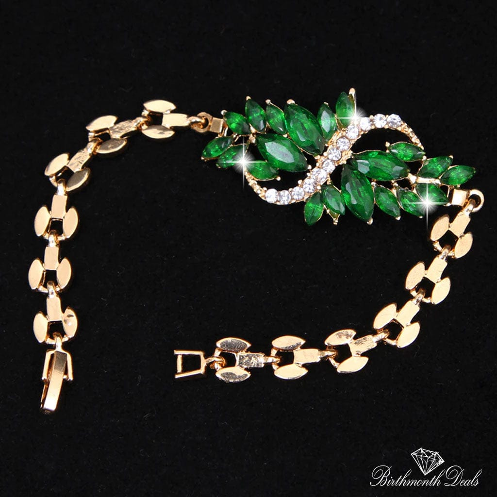 May Emerald Birthstone Bracelet - Birthmonth Deals