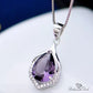 February Amethyst Birthstone Necklace - Birthmonth Deals